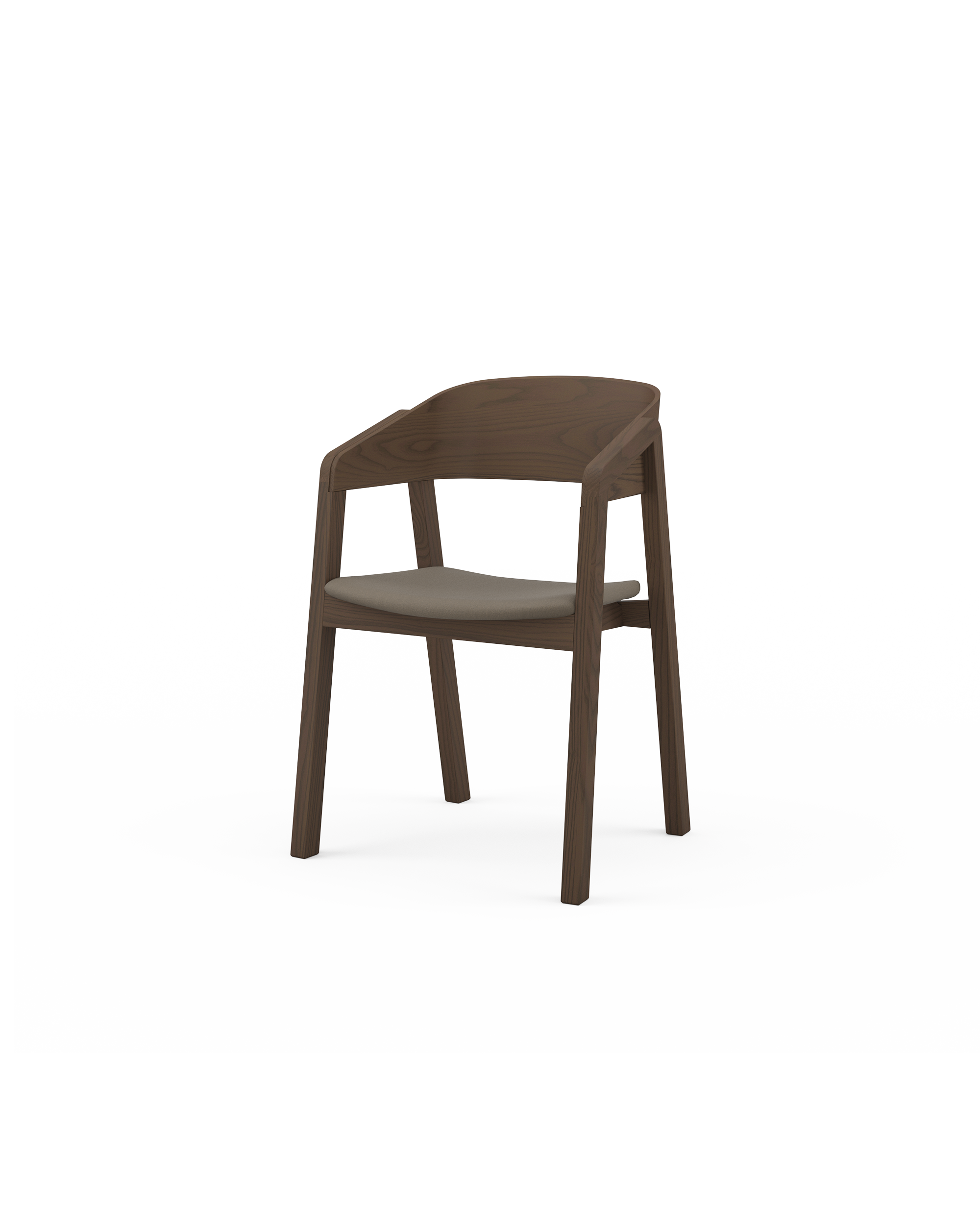 Carlo Arm Chair - Timber Back